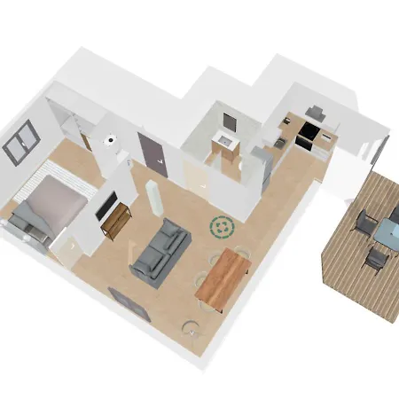 דירה Casamea - T2 A Tavagna